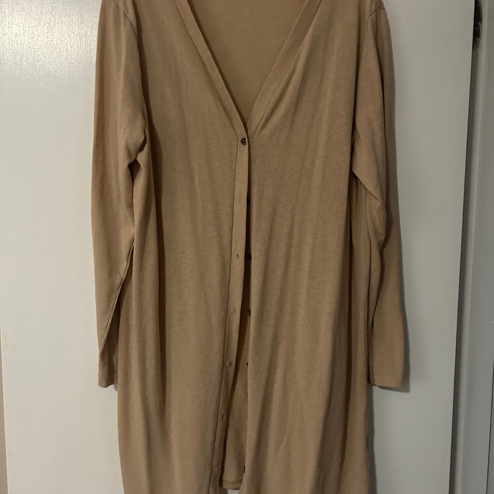 Brown cardigan